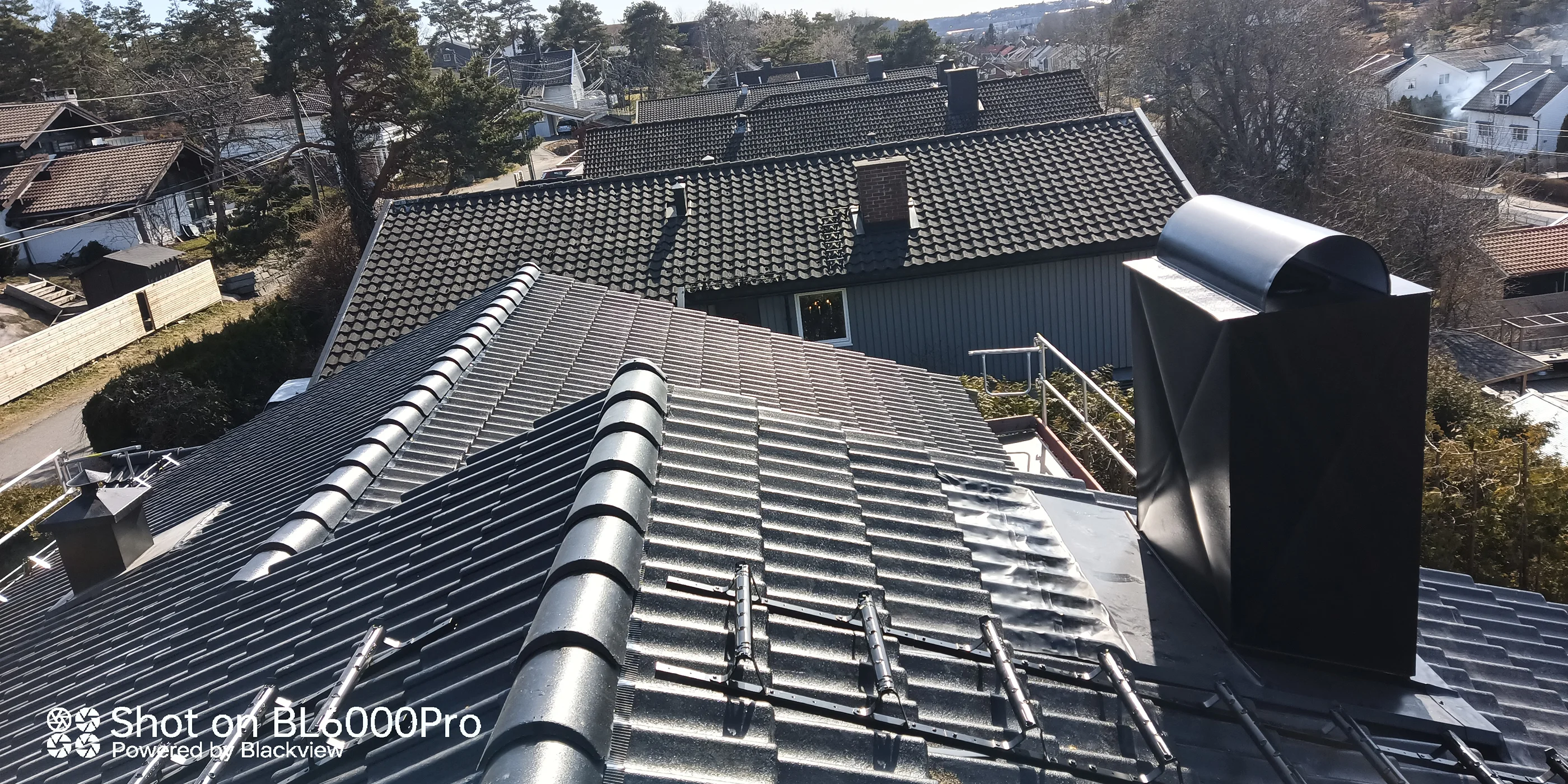 Residential roof ventilation system installation