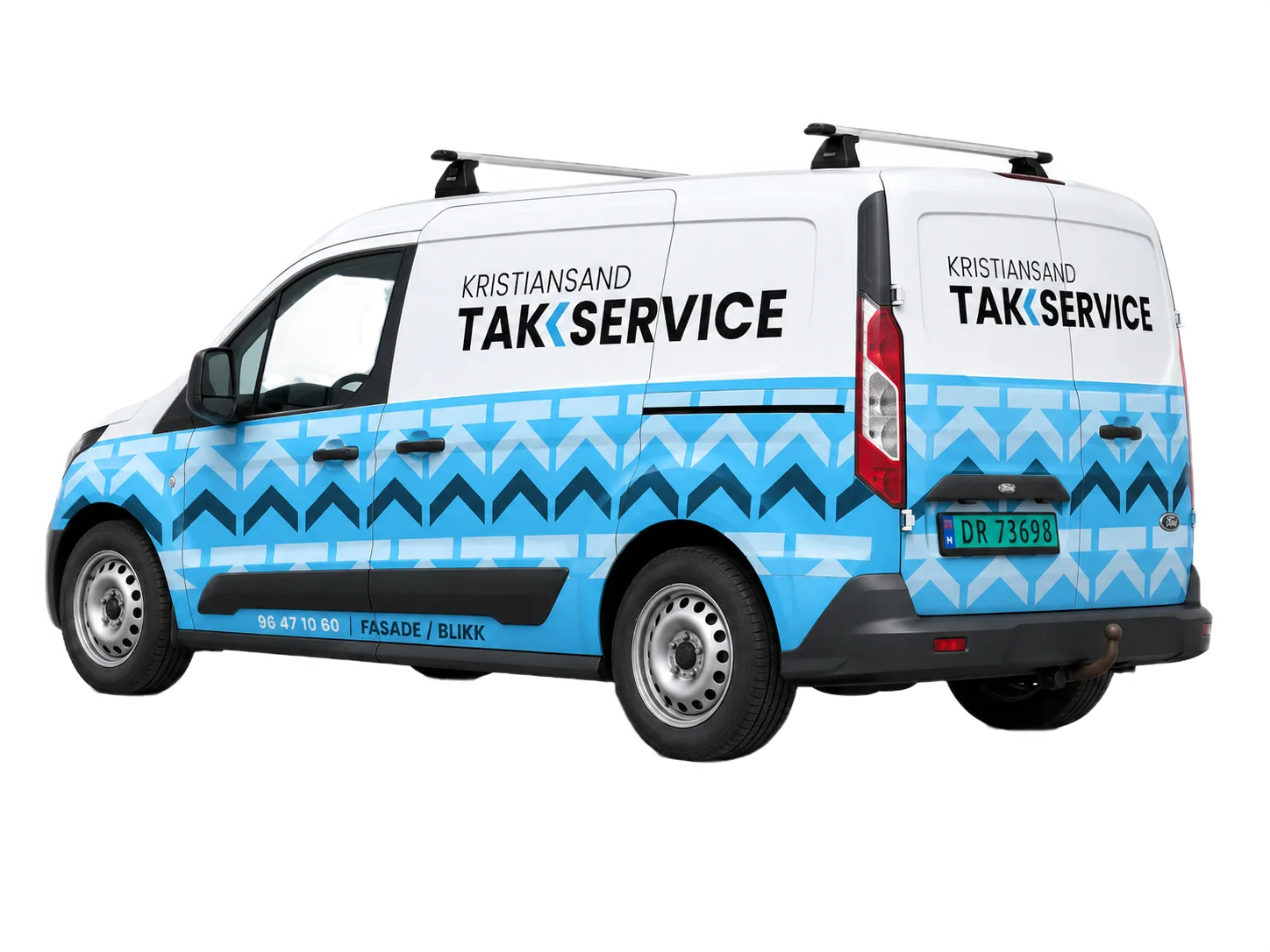 Kristiansand Tak Service servicebil